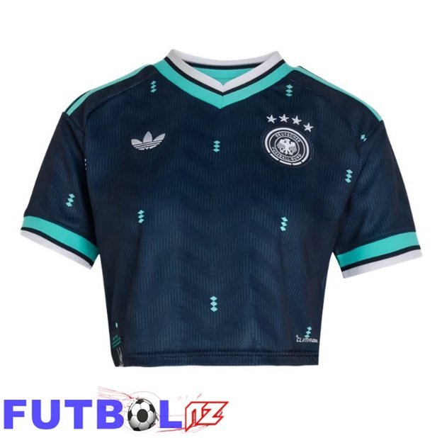 Camisetas De Futbol Alemania Court Mujer Segunda Azul Real Copa Del Mundo 2026