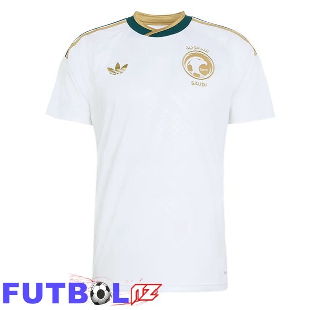 Camisetas De Futbol Arabia Saudita Segunda Blanco Copa Del Mundo 2026