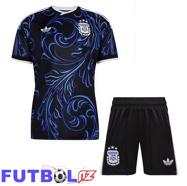 Camisetas De Futbol Argentina Ninos Segunda Azul Real Copa Del Mundo 2026