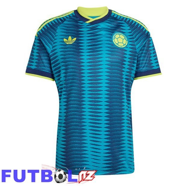 Camisetas De Futbol Colombia Segunda Azul Copa Del Mundo 2026