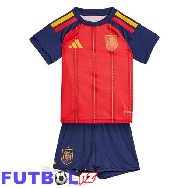 Camisetas De Futbol España Ninos Primera Rojo Copa Del Mundo 2026