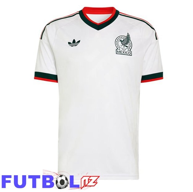 Camisetas De Futbol México Segunda Blanco Copa Del Mundo 2026