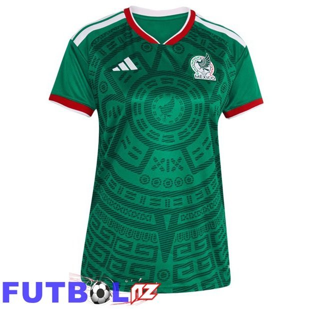 Camisetas De Futbol México Mujer Primera Verde Copa Del Mundo 2026