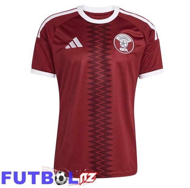 Camisetas De Futbol Catar Primera Marrón Copa Del Mundo 2026