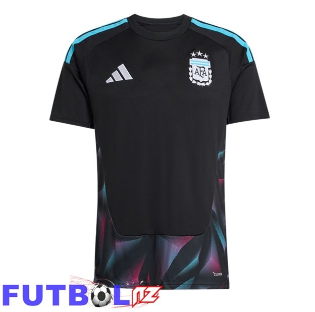 Camisetas De Futbol Argentina Portero Negro Copa Del Mundo 2026