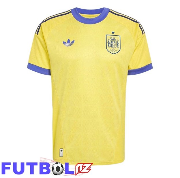 Camisetas De Futbol España Portero Amarillo Copa Del Mundo 2026