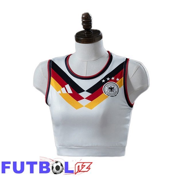 Camisetas De Futbol Alemania Court Mujer Primera Blanco Copa Del Mundo 2026