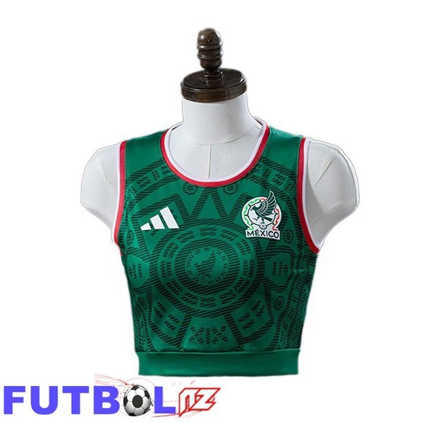 Camisetas De Futbol México Court Mujer Primera Verde Copa Del Mundo 2026
