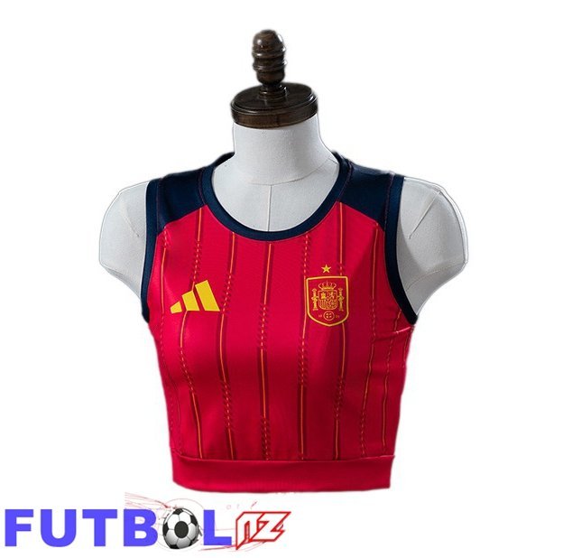 Camisetas De Futbol España Court Mujer Primera Rojo Copa Del Mundo 2026