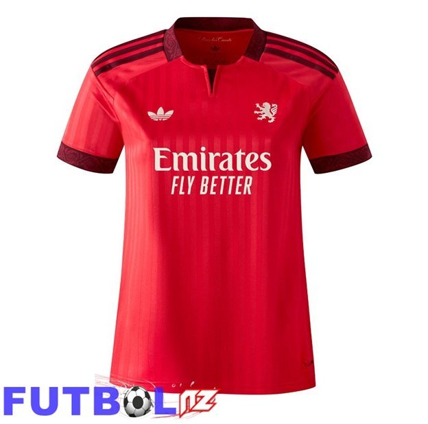 Camisetas De Futbol lyon OL Mujer Segunda Rojo 2026/2027