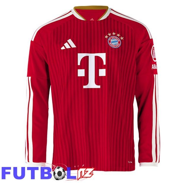 Camisetas De Futbol Bayern Munich Primera Manga Larga Rojo 2026/2027