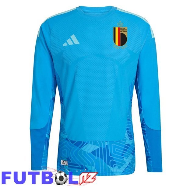 Camisetas De Futbol Bélgica Portero Manga Larga Azul 2026/2027