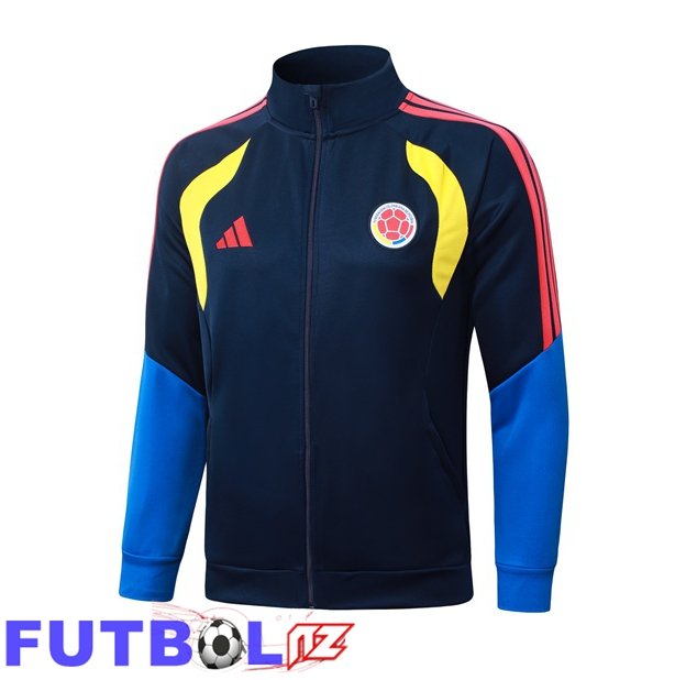 Chaquetas Futbol Colombia Azul Real 2026/2027