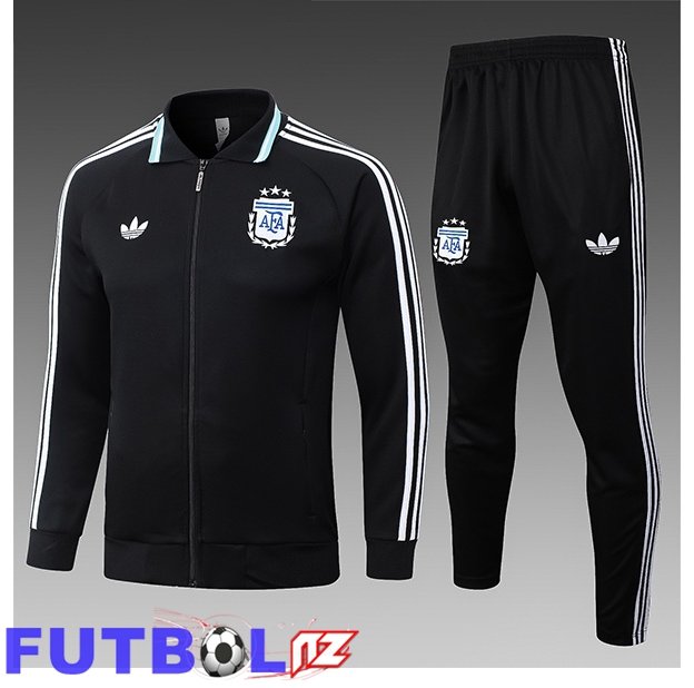 Chandal Equipos De Futbol - Chaqueta Argentina Ninos Negro 2026/2027