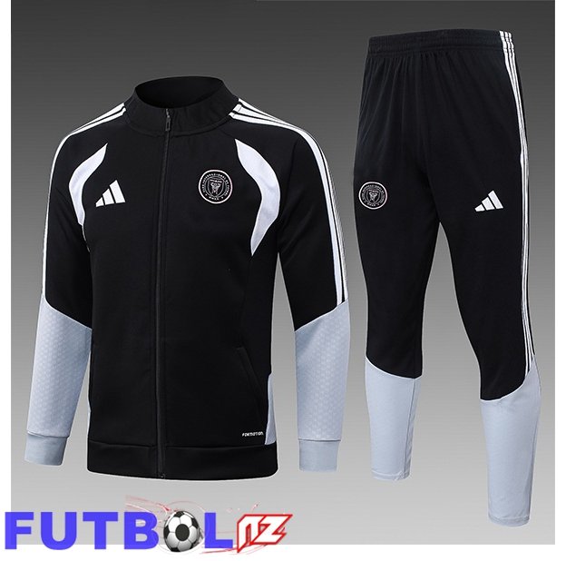 Chandal Equipos De Futbol - Chaqueta Inter Miami CF Ninos Negro 2026/2027