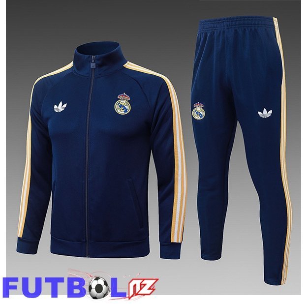 Chandal Equipos De Futbol - Chaqueta Real Madrid Ninos Azul Real 2026/2027