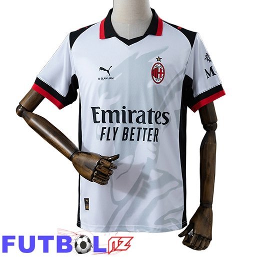 Camisetas De Futbol AC Milan Slam Jam Edition Blanco 2026/2027