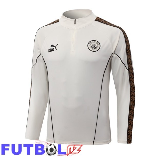 Sudadera De Entrenamiento Manchester City Blanco 2026/2027