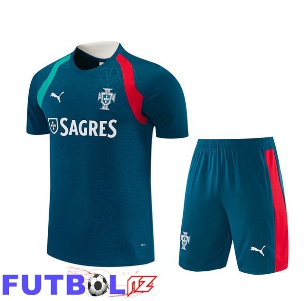 Camiseta Entrenamiento Portugal + Cortos Verde 2026/2027