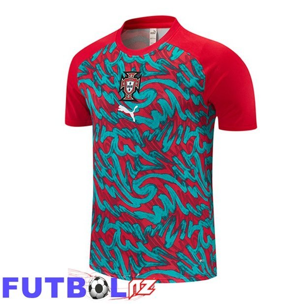 Camiseta Entrenamiento Portugal Verde Rojo 2026/2027