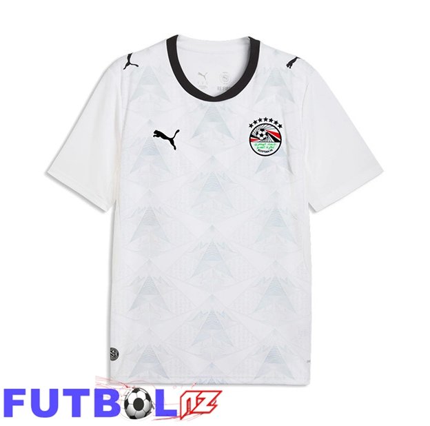 Camisetas De Futbol Egipto Segunda Blanco Copa Del Mundo 2026 Camisetas De Futbol Egipto Segunda Blanco Copa Del Mundo 2026