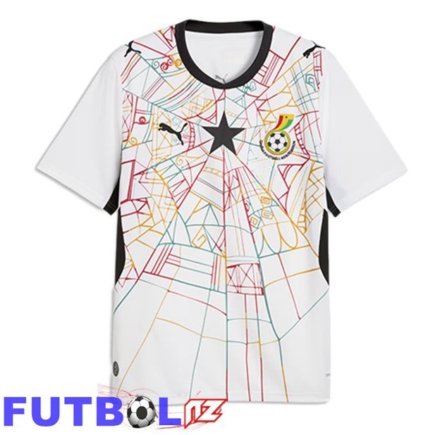 Camisetas De Futbol Ghana Primera Blanco Copa Del Mundo 2026