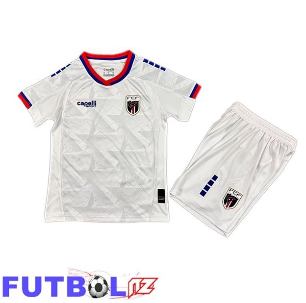 Camisetas De Futbol Cabo Verde Ninos Segunda Blanco 2026/2027