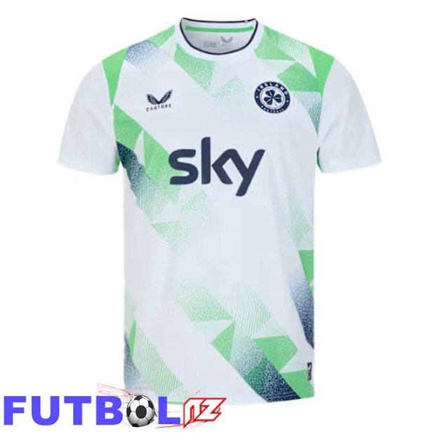 Camisetas De Futbol Irlanda Segunda Blanco Copa Del Mundo 2026