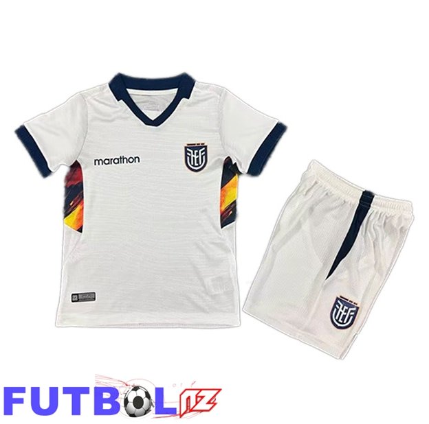 Camisetas De Futbol Ecuador Ninos Tercera Blanco 2026/2027
