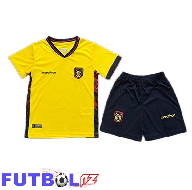 Camisetas De Futbol Ecuador Ninos Primera Amarillo Copa Del Mundo 2026