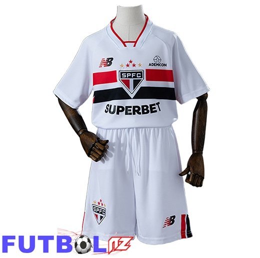 Camisetas De Futbol Sao Paulo FC Ninos Primera 2026/2027
