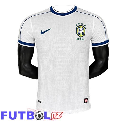 Camisetas De Futbol Brasil Retro Edición Especial Blanco 1998