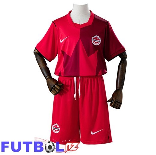 Camisetas De Futbol Canadá Ninos Primera Copa Del Mundo 2026
