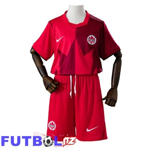 Camisetas De Futbol Canadá Ninos Primera 2026/2027 Camisetas De Futbol Canadá Ninos Primera 2026/2027