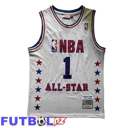Camiseta American All-Star (McGRADY #1) 2026/27 Blanco/Rojo
