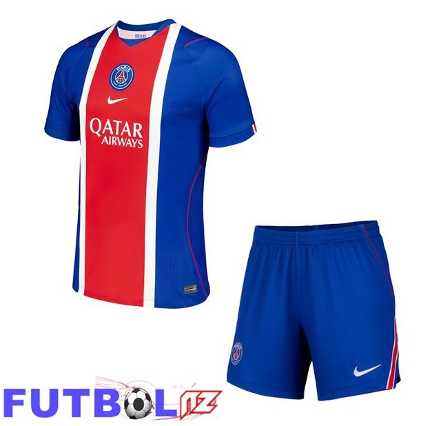 Camisetas De Futbol Paris PSG Ninos Primera Azul Rojo 2026/2027