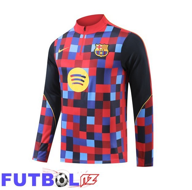 Sudadera De Entrenamiento FC Barcelona Rojo Azul 2026/2027