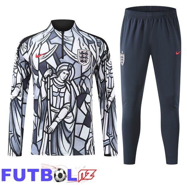 Chandal Equipos De Futbol Inglaterra Blanco Gris 2026/2027