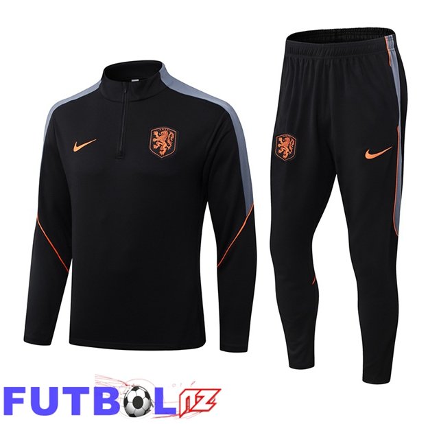 Chandal Equipos De Futbol Países Bajos Negro 2026/2027