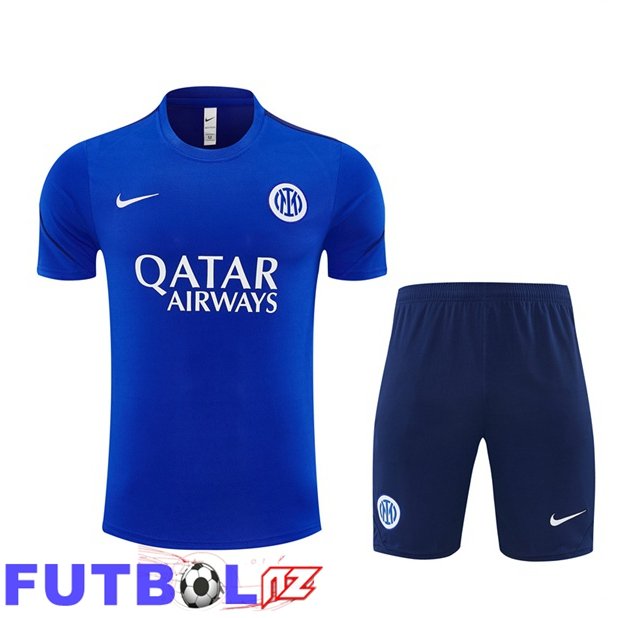 Camiseta Entrenamiento Inter Milan + Cortos Azul 2026/2027