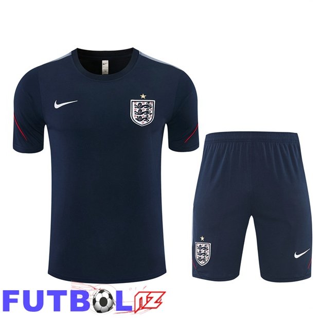 Camiseta Entrenamiento Inglaterra + Cortos Azul Real 2026/2027