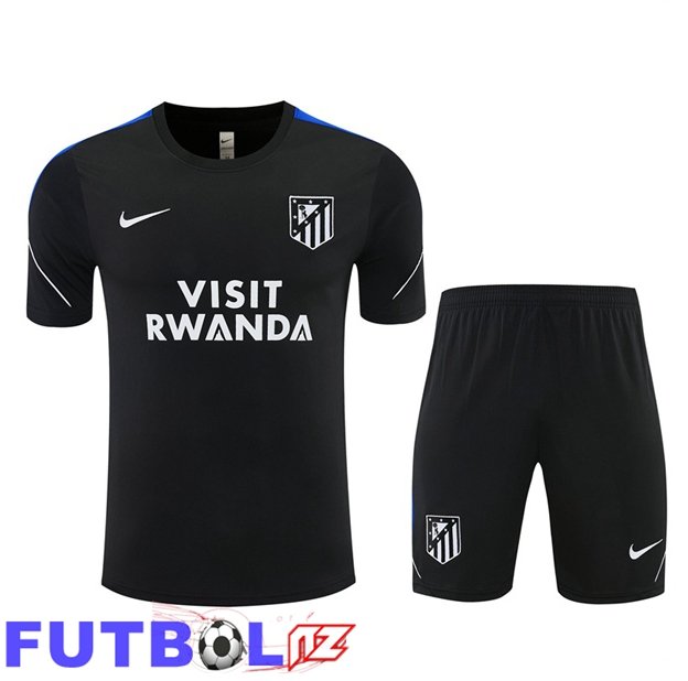 Camiseta Entrenamiento Atletico Madrid + Cortos Negro 2026/2027