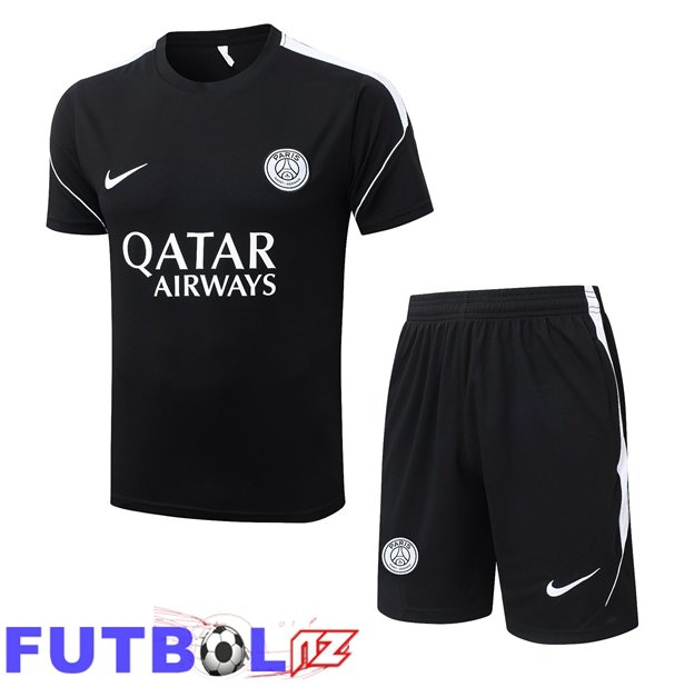 Camiseta Entrenamiento Paris PSG + Cortos Negro 2026/2027