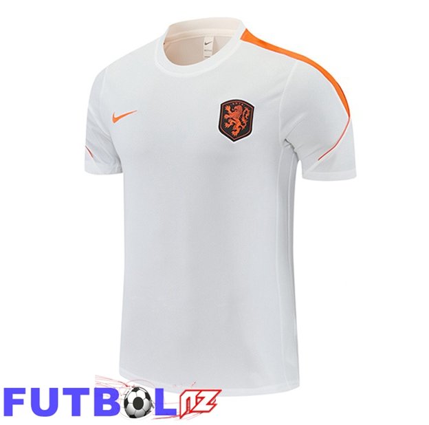 Camiseta Entrenamiento Países Bajos Blanco 2026/2027