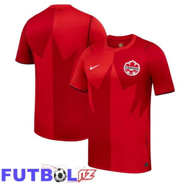 Camisetas De Futbol Canadá Primera Rojo Copa Del Mundo 2026