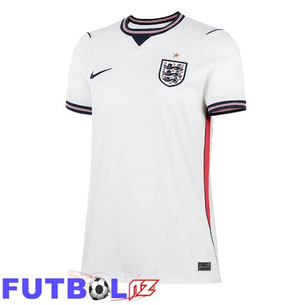 Camisetas De Futbol Inglaterra Mujer Primera Blanco Copa Del Mundo 2026