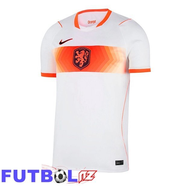 Camisetas De Futbol Países Bajos Segunda Blanco Copa Del Mundo 2026