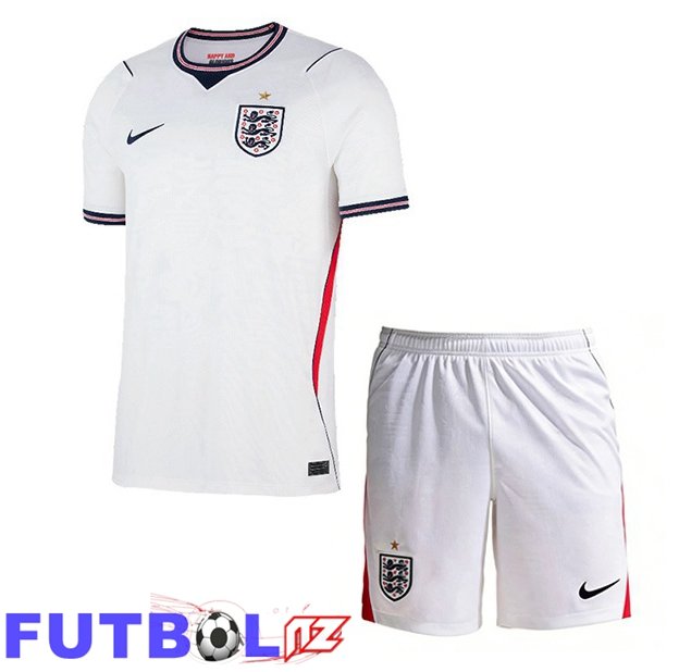 Camisetas De Futbol Inglaterra Ninos Primera Blanco Copa Del Mundo 2026
