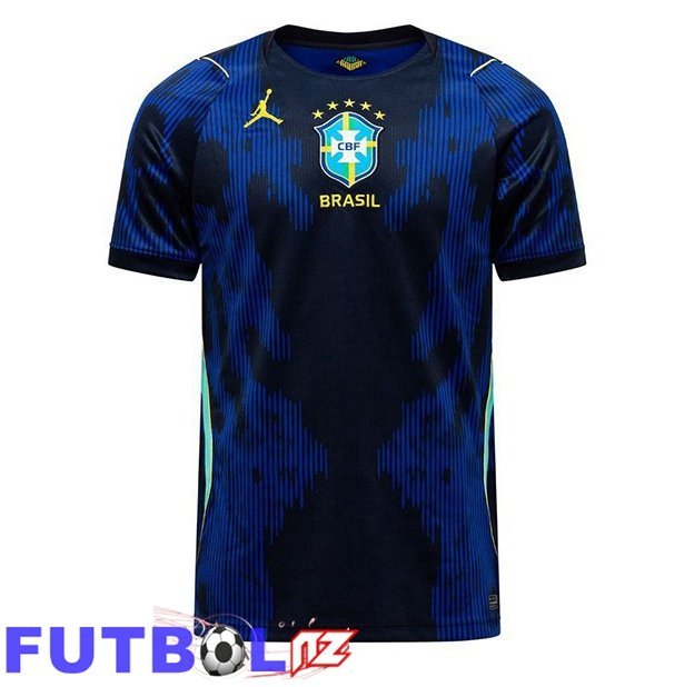 Camisetas De Futbol Brasil Segunda Azul Real Copa Del Mundo 2026
