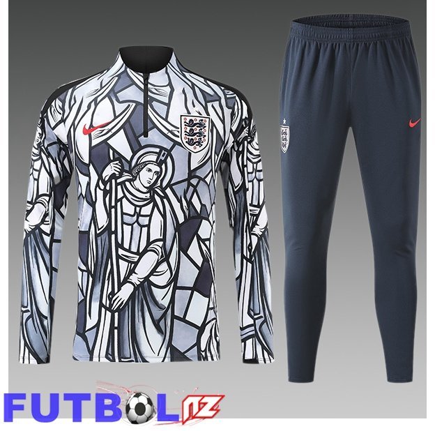 Chandal Equipos De Futbol Inglaterra Ninos Blanco Gris 2026/2027